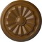 Ekena Millwork Olivia Ceiling Medallion (Fits Canopies up to 2 1/8"), Hand-Painted Smokey Topaz, 7 7/8"OD x 1 1/8"P CM07OLSTF - alternate 1